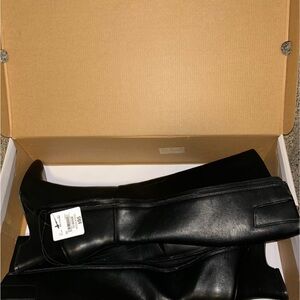 Black Knee-High Boots Size 8.5 M